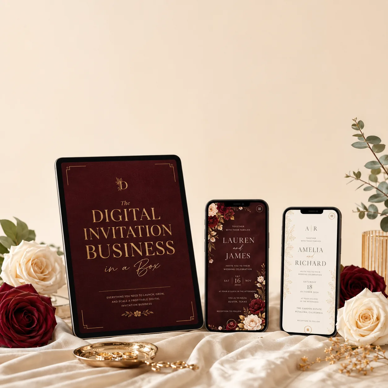 The Digital Invitation Business in a Box cover