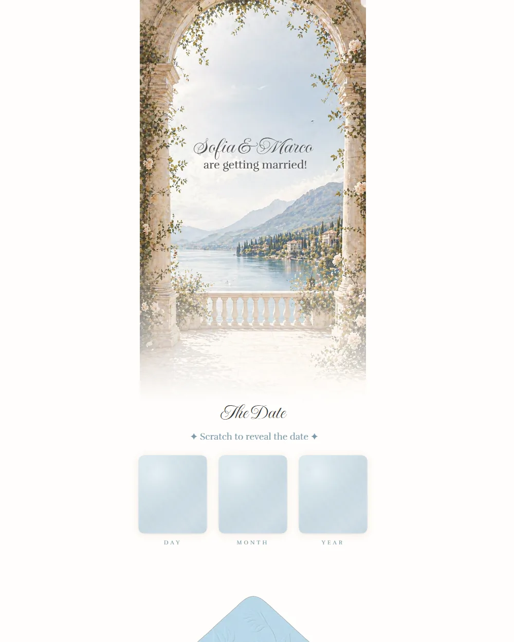 Dolce Vita invitation template