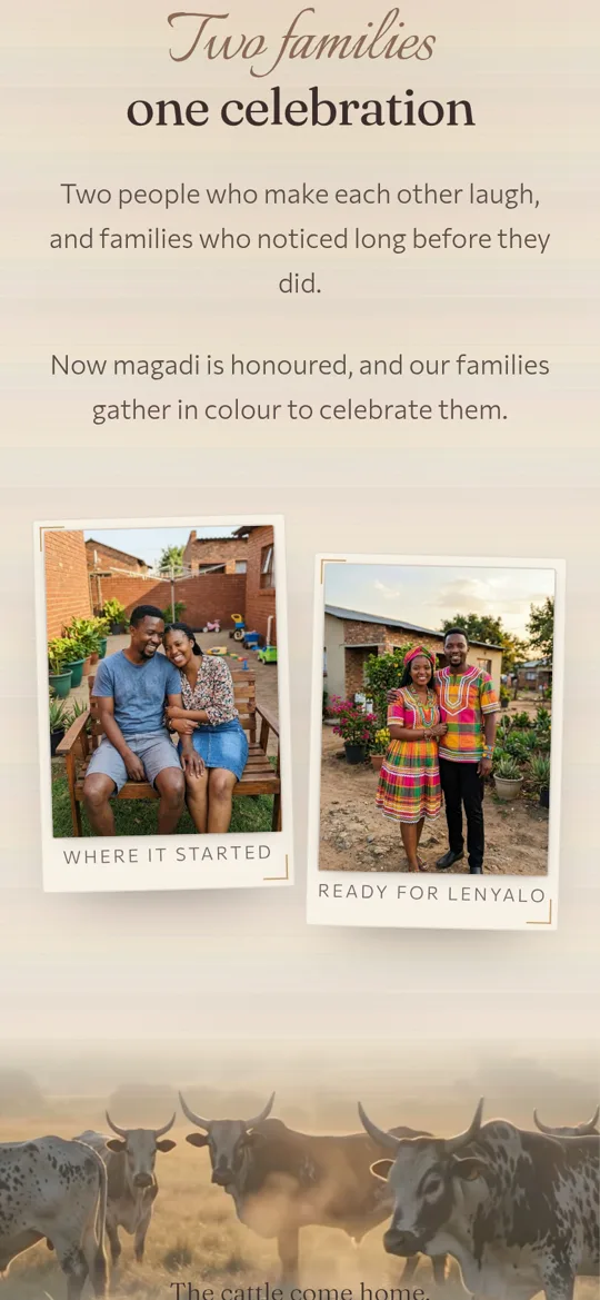 Pedi design, the couple's story